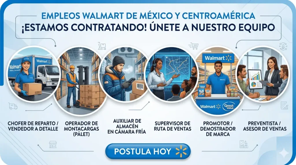 EMPLEOS WALMART DE MÉXICO Y CENTROAMÉRICA